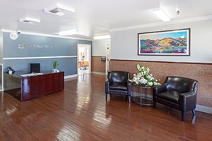 The lobby at Marysville Post Acute