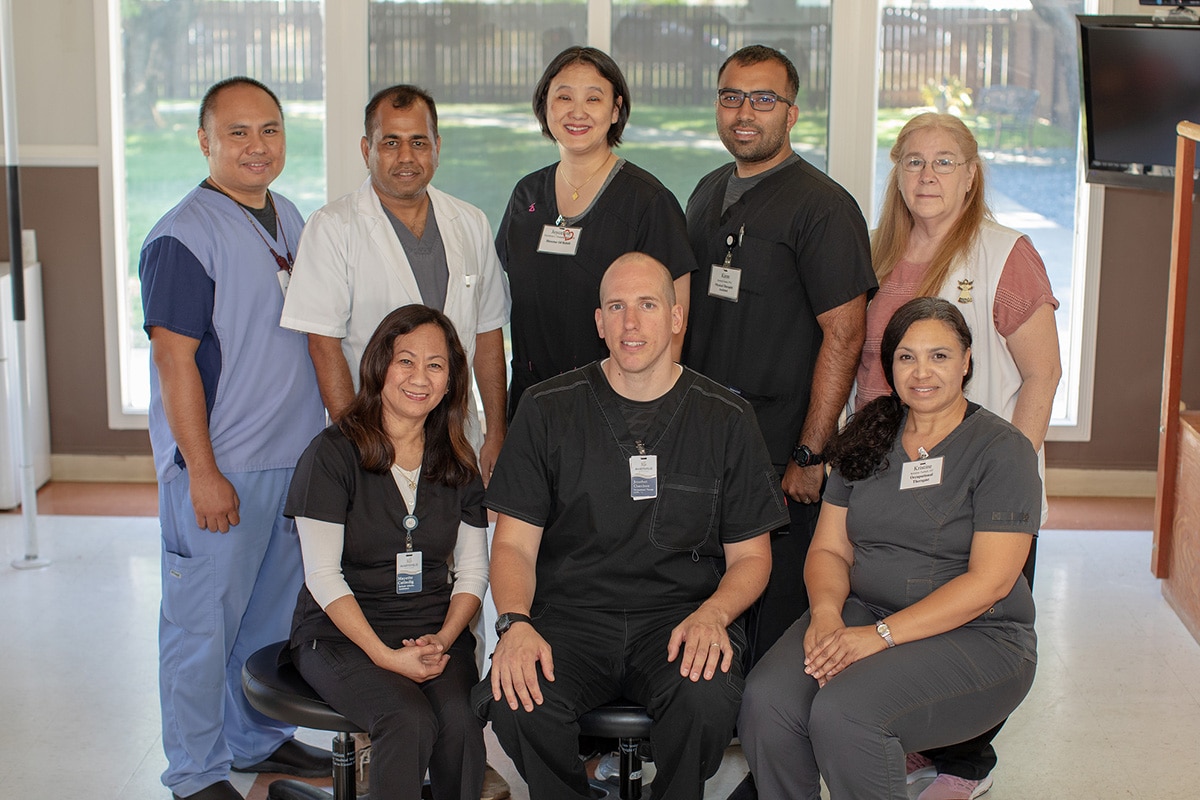 The team of nurses and therapists at Marysville Post Acute