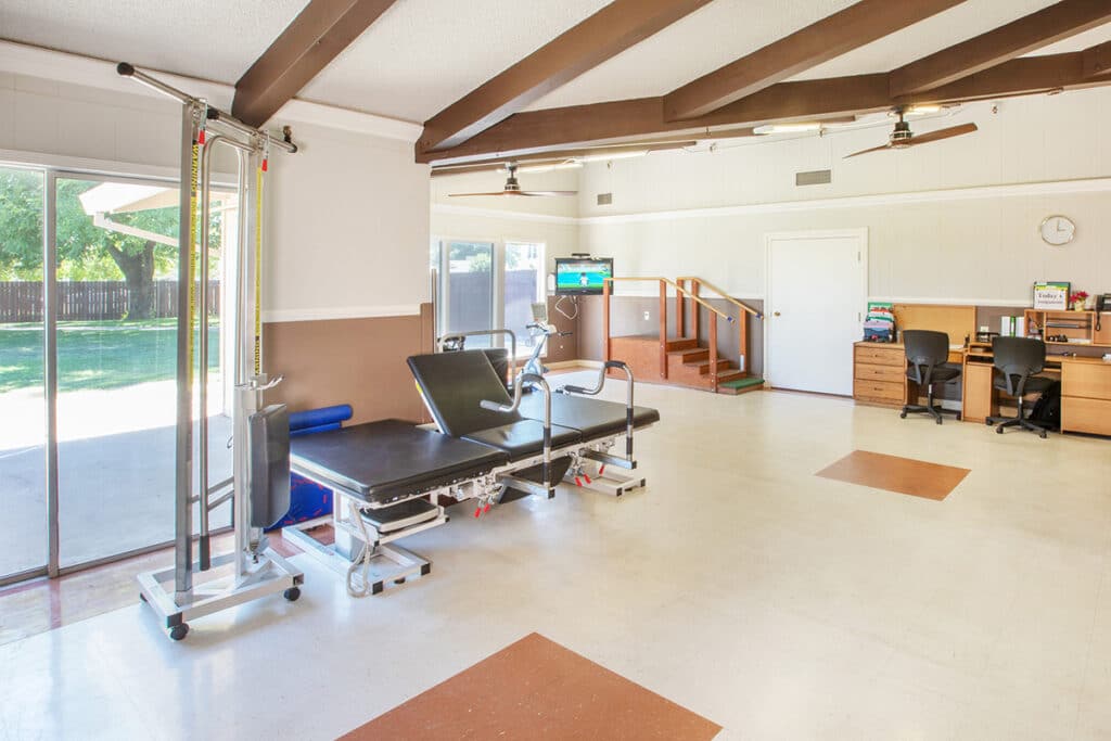 The rehab room at Marysville Post Acute