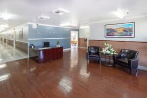 The lobby at Marysville Post Acute