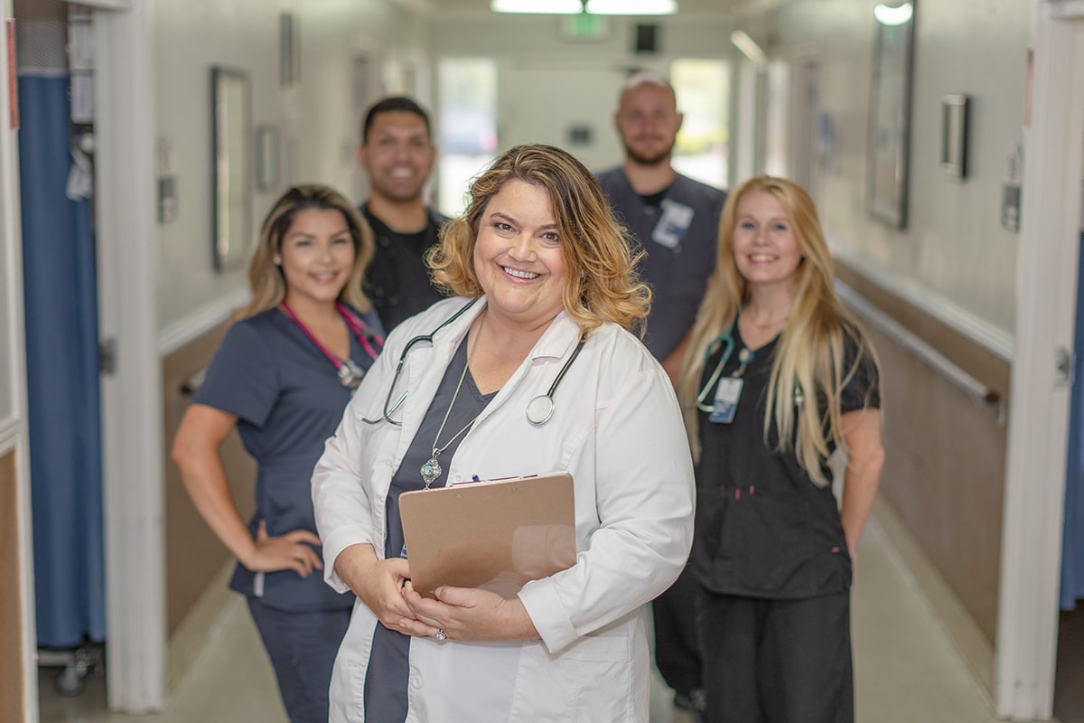 A group of nurses at Marysville Post Acute
