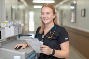 A nurse at Marysville Post Acute
